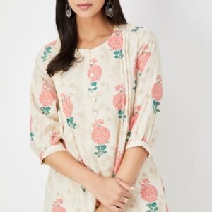 FLORAL COTTON KURTI