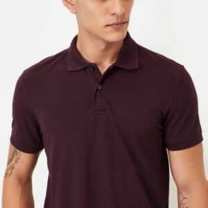 Men Solid Polo T-shirt